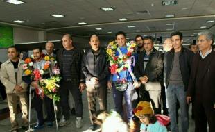 مراسم استقبال از مدال آوران پارا آسیایی در کرمانشاه برگزار شد