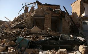 تخریب ۴ واحد منزل مسکونی کوزران در نتیجه زلزله شب گذشته