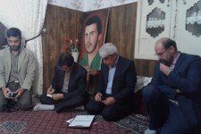 دیدار و سرکشی مسئولین اسلام آبادغرب از خانواده شهدا و جانبازان 