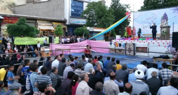 جشن میلاد امام زمان (عج) در اسلام آبادغرب+تصاویر