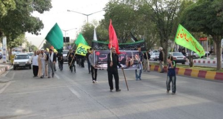 مراسم عزاداری شهادت امام علی (ع) در اسلام آبادغرب برگزار شد+تصاویر