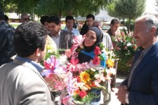 استقبال از سارا شیربیگی در اسلام آبادغرب/ خانم گل ملی پوش فوتسال ایران با دست پر به خانه برگشت +تصاویر