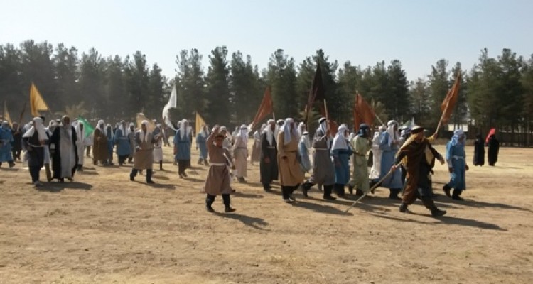 بازسازی واقعه بزرگ غدیر خم در اسلام آبادغرب 