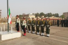 صبحگاه مشترک نیروی های مسلح اسلام آباد غرب برگزار شد
