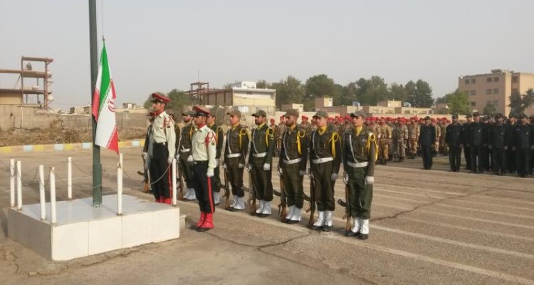 صبحگاه مشترک نیروی های مسلح اسلام آباد غرب برگزار شد