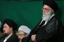 اولین شب عزاداری امام حسین(ع) در حضور رهبرانقلاب+ تصاویر