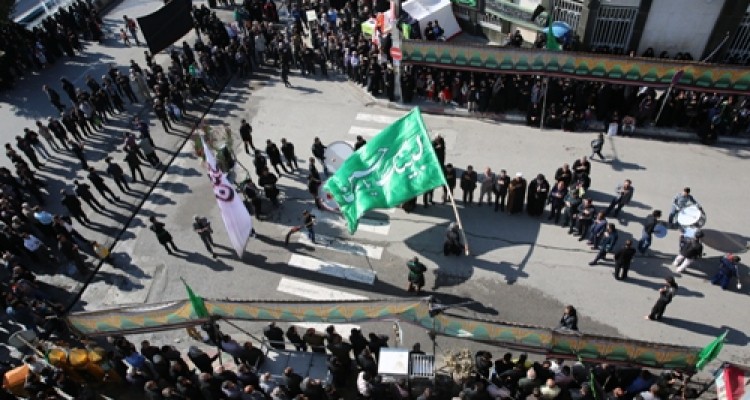 مراسم عزاداری تاسوعای حسینی در اسلام آبادغرب