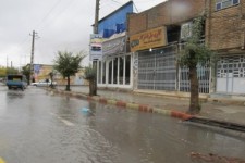 بارش شدید باران و آبگرفتگی معابر در اسلام آبادغرب /هوای کرمانشاه تا روز شنبه بارانی است