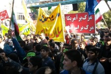 فریاد مرگ بر آمریکا در راهپیمایی 13 آبان اسلام آبادغرب طنین انداز شد