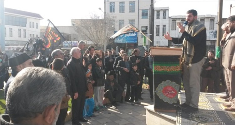 مراسم سوگواری شهادت امام رضا(ع) در اسلام آبادغرب