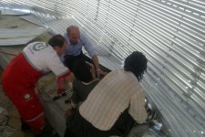 واژگونی سیلو در  اسلام اباد غرب یک زخمی برجای گذاشت+عکس