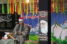 محفل انس با قران با حضور قاری مصری در اسلام ابادغرب برگزار شد