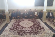 دیدار نماینده مجلس خبرگان با مردم خسارت دیده هرسم