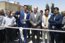 بهره برداری از پارک روستایی در بخش حمیل و آسفالت معابر روستای گاوروانی و برف آباد