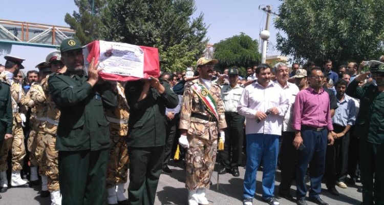 تشییع باشکوه پیکر شهید دکتر حجت اله نیک عزم در اسلام آبادغرب