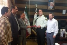 تجلیل از فرمانده انتظامی شهرستان اسلام آبادغرب+عکس