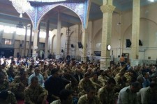 حضور نیروهای مسلح شهرستان اسلام آبادغرب در نماز دشمن شکن جمعه