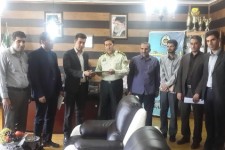 دیدار اصحاب رسانه اسلام آباد غرب با فرمانده انتظامی شهرستان