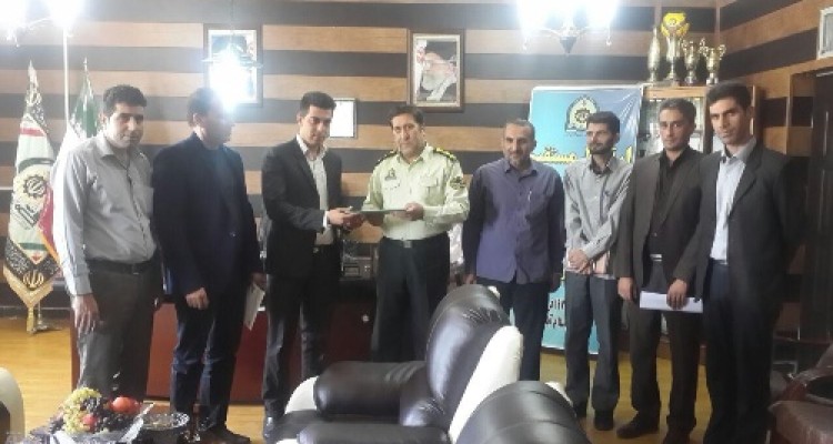 دیدار اصحاب رسانه اسلام آباد غرب با فرمانده انتظامی شهرستان