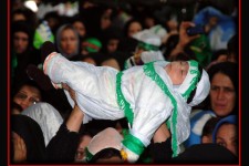 برپایی نمایشگاه عکس همزمان با مراسم شیرخوارگان حسینی در اسلام آبادغرب 