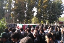 عکس/تشییع پیکر شهید مهندس مصیب قنبری