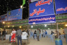  خدمت رسانی موکب حوزه بسیح امام علی (ع) شهر حمیل به زائرین اباعبدالله الحسین(ع)