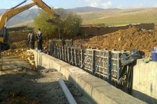 احداث کانال روستای گردی دیزگران با طول۱۸۸ متر 