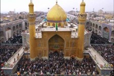 برگزاری مراسم عزاداری شهادت حضرت فاطمه(س) در نجف اشرف + فیلم 