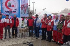 ارزیابی مطلبوب خدمات داوطلبین جمعیت هلال احمر شهرستان اسلام آباد غرب+ تصاویر