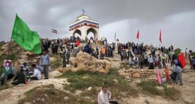 تصویر هوایی مسیر صعود به بازی دراز
