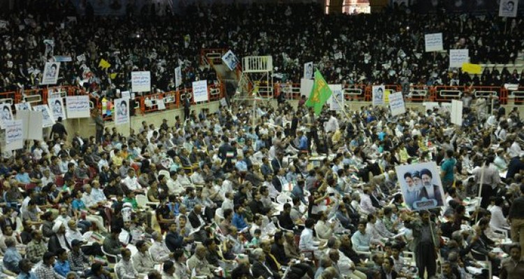 همایش بزرگ حامیان سید ابراهیم رئیسی و قالیباف در کرمانشاه