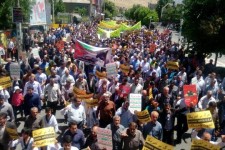 حضور باشکوه مردم اسلام آبادغرب در راهپیمایی روز قدس+تصاویر