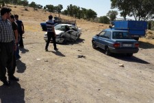 حادثه رانندگی در اسلام آبادغرب ۵ کشته و مصدوم برجای گذاشت + تصاویر