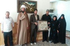 دیدار و سرکشی از خانوادهای شهدای قورچی باشی در اسلام آبادغرب+تصاویر 