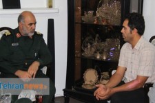 دیدار سردار نصیری با خانواده بنیتا و درخواست برخورد جدی با قاتلان