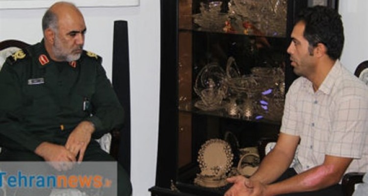 دیدار سردار نصیری با خانواده بنیتا و درخواست برخورد جدی با قاتلان