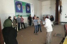 دومین جلسه تمرین هنرمندان بسیجی شهرستان اسلام آباد غرب جهت بازسازی مراسم واقعه غدیرخم