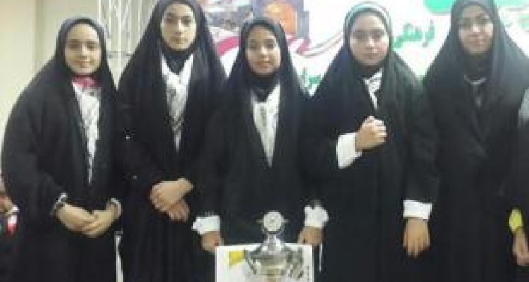 تیم کاراته خواهران بسیج کرمانشاه نایب قهرمان المپیاد کشوری شد