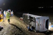 سقوط یک دستگاه اتوبوس بین‌شهری به داخل دره جاجرود/ 11 نفر کشته و 27 نفر مصدوم شدند