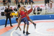 اختتامیه مسابقات پهلوانی زورخانه‌ای و کشتی پهلوانی در اسلام آبادغرب+تصاویر