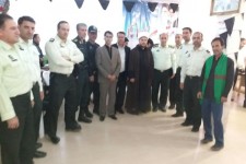 مسابقه تیراندازی بین سبز پوشان نیروی انتظامی در اسلام آبادغرب