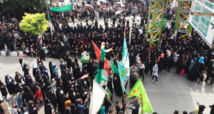 عزاداری تاسوعای حسینی در اسلام آبادغرب+تصاویر