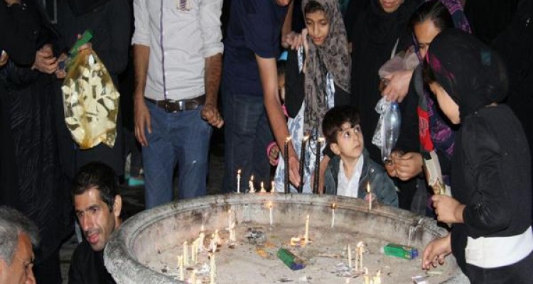 مراسم شام غریبان در اسلام آبادغرب+تصاویر