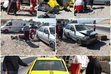 حادثه رانندگی در محور اسلام آبادغرب به کرمانشاه 3 مصدوم برجای گذاشت + تصاویر