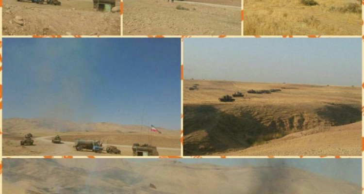 تصاویری از رزمایش بزرگ حیدر کرار توسط تیپ 181 زرهی اسلام آباد غرب