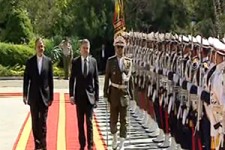 استقبال جهانگیری از نخست وزیر ارمنستان + فیلم 