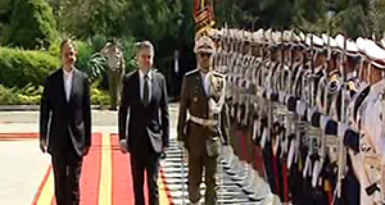 استقبال جهانگیری از نخست وزیر ارمنستان + فیلم 