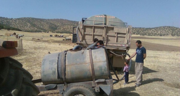 آبرسانی سیار به عشایر اسلام آبادغرب+تصاویر