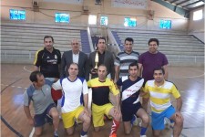 برگزاری مسابقات فوتسال و تجلیل از بازنشستگان فرهنگی مدارس شاهد