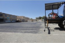  آسفالت و بهسازی مدارس اسلام آباد غرب